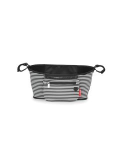 Skip Hop Grab & Go Stroller Organiser - Black & White Stripe