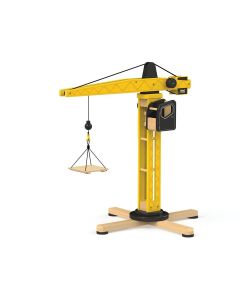Tidlo Wooden Construction Toy - Tower Crane