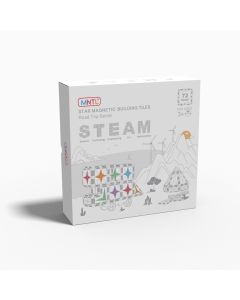 MNTL Classic Road Trip Magnetic Tile Set 72 Pcs