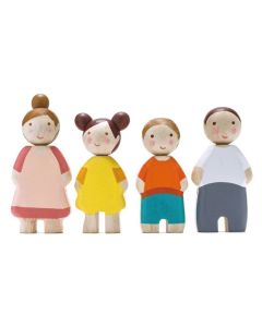 Tender Leaf Toys MIniature Wooden Family of Four