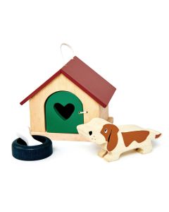 Tender Leaf Toys Pet Dog Kennel Set