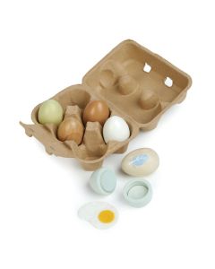 Tender Leaf Toys Pretend Wooden Eggs