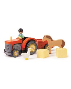 Tender Leaf Toys Wooden Farmyard Tractor