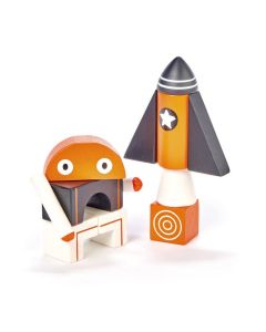 Tender Leaf Toys 12 pc Galaxy Magblocks Set