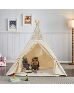 ALL 4 KIDS Della Lace Kids Square Teepee Tent