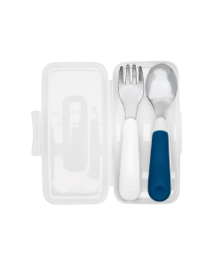 Oxo Tot On The Go Fork And Spoon Set - Blue