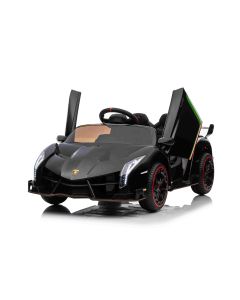 All 4 Kids Licensed Lamborghini Veneno Roadster Electrical Ride on Car - Black