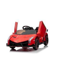 All 4 Kids Licensed Lamborghini Veneno Roadster Electrical Ride on Car - Red