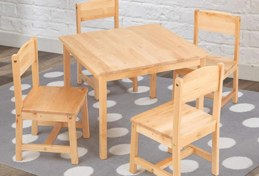 Wooden Kids Table and Chair Sets