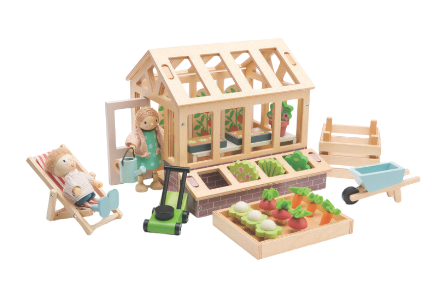 Tender Leaf Toys Garden Wheelbarrow Set