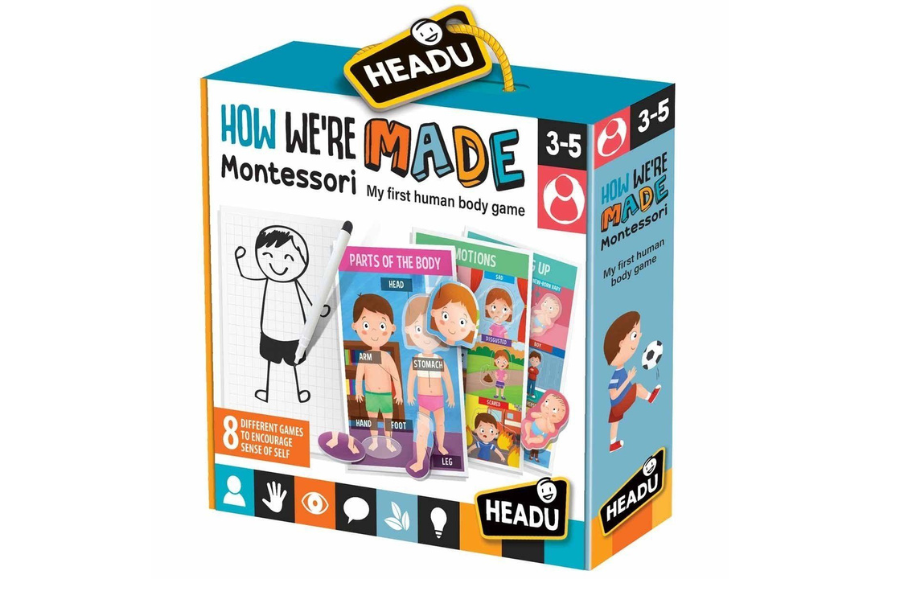 Headu Montessori Flashcards Emotions and Actions