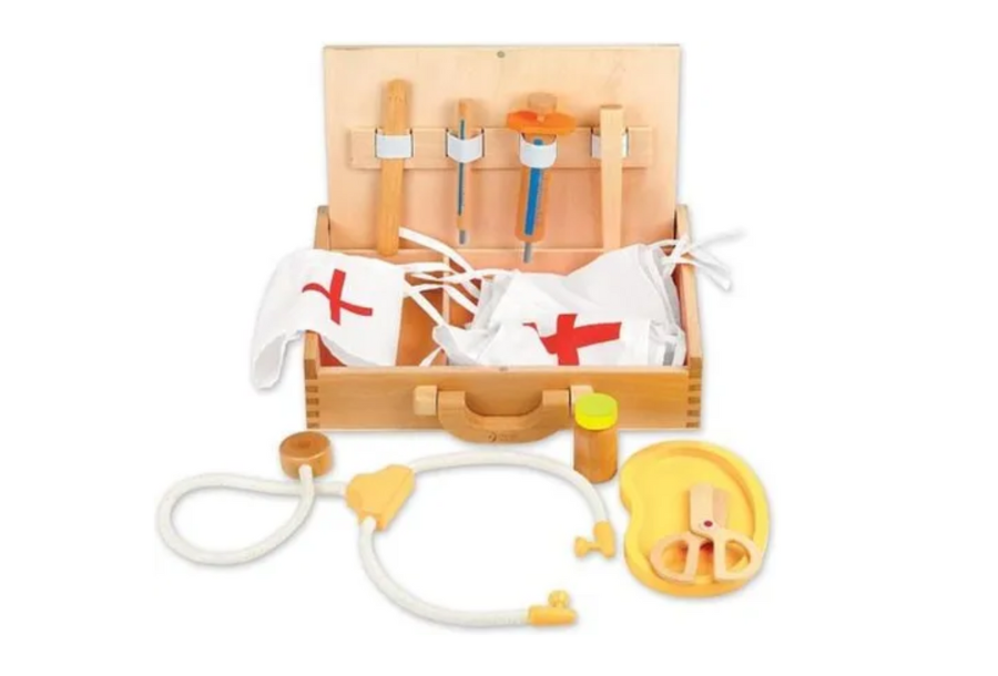 Classic Wooden Doctor Case